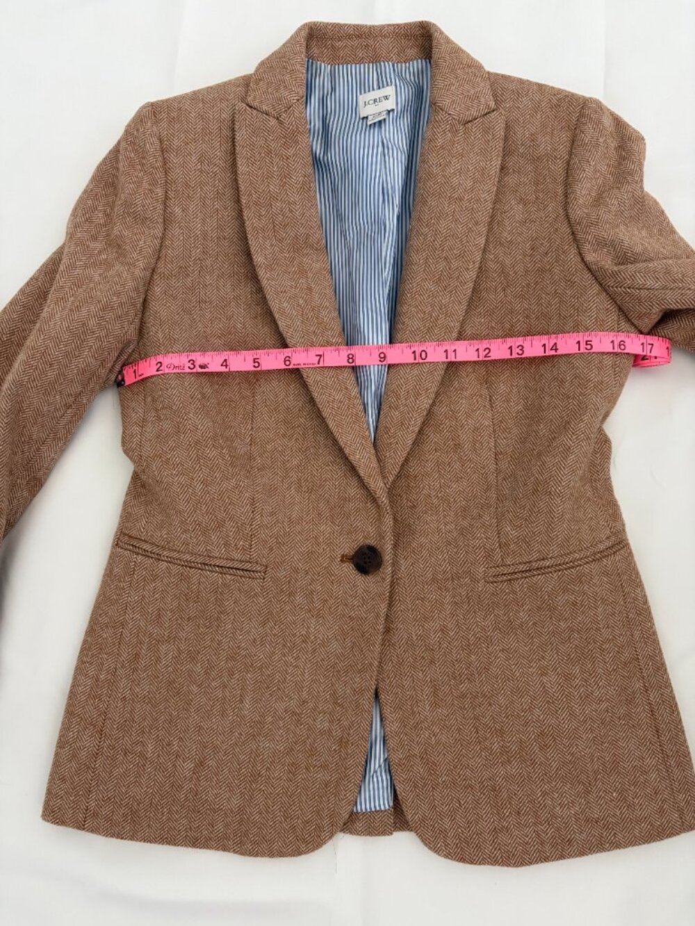 J Crew Camel Wool Blazer in Size 0P - Picture 4 of 7